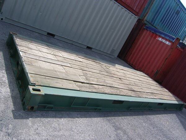 20ft / 40ft Flat Rack Shipping Container – Heavy & Oversized Cargo Solution