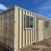 20FT Office Container – Mobile Site Office with Insulation, Windows, Electrical & Secure Doors