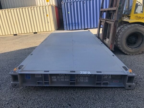 20ft / 40ft Flat Rack Shipping Container – Heavy & Oversized Cargo Solution