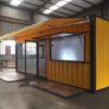 Duplex House Plans Flat Pack Container Homes House Portable Housing Unit Use Mobile Container Bar _ Restaurant _ Office 20ft/40ft container shop - Custom-built Retail Space