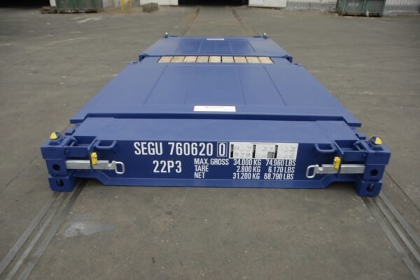 20ft / 40ft Flat Rack Shipping Container – Heavy & Oversized Cargo Solution